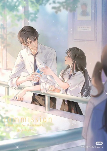 Аниме милая пара