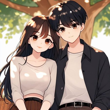 Аниме милая пара