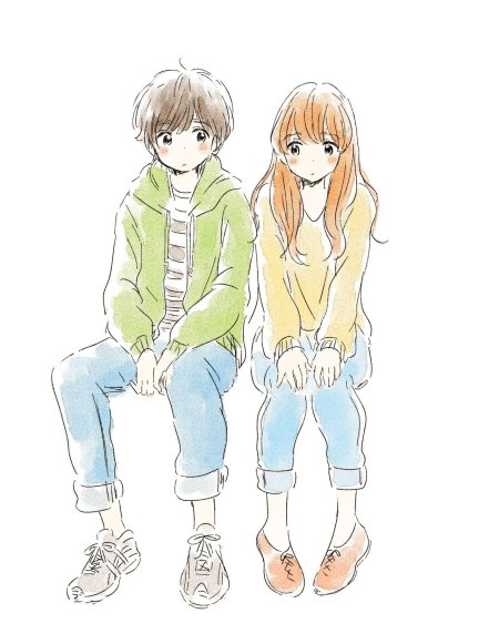 Рисунки аниме пары