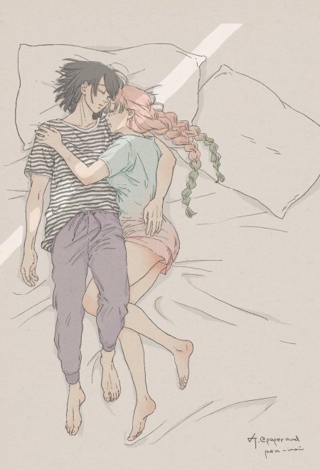 Рисунки пар аниме