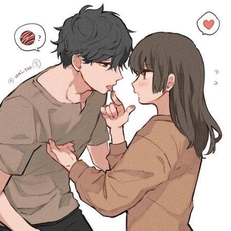 Пары аниме милые