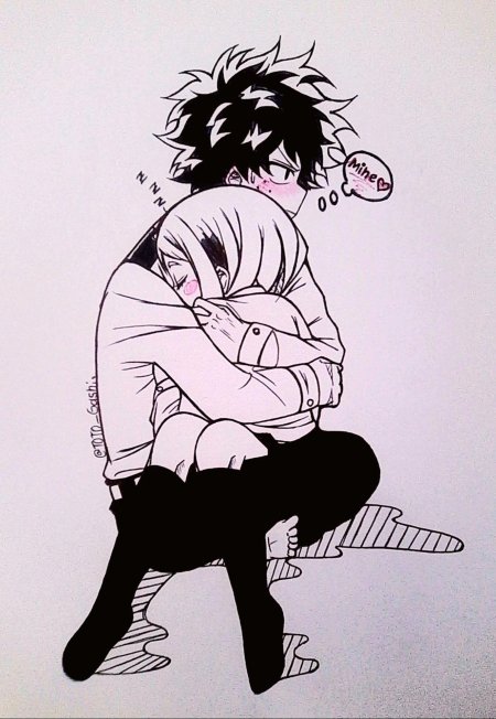 Рисунки пар аниме