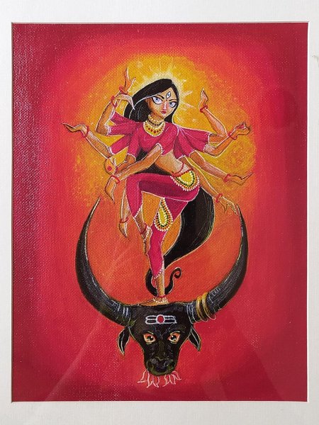 Дурга деви богиня арт