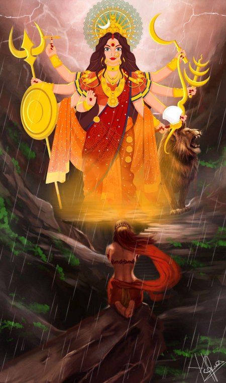 Богиня дурга изображение