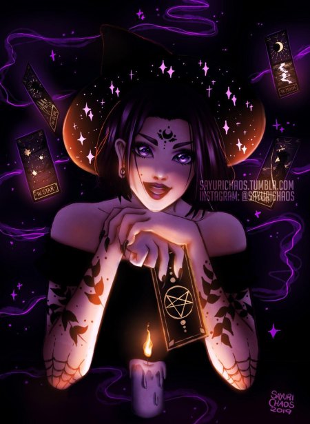 Красивая ведьмочка