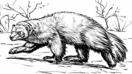 Росомаха животное