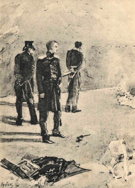 Врубель дуэль печорина с грушницким