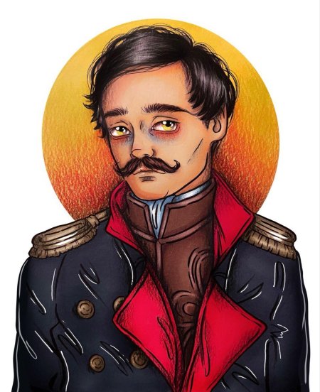 Михаил лермонтов портрет