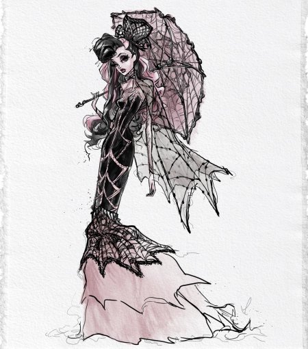 Дракулаура монстер хай арт