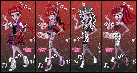 Одевалки монстер хай