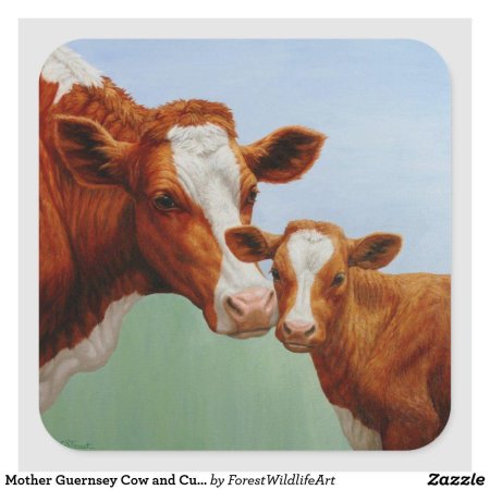 Корова и теленок