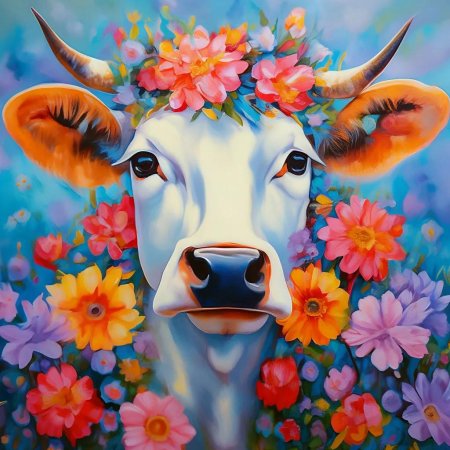 Корова иллюстрация