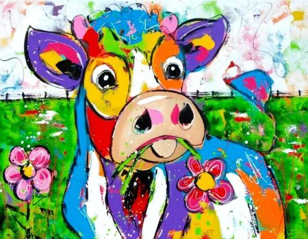 Даниэль кэслер художник корова