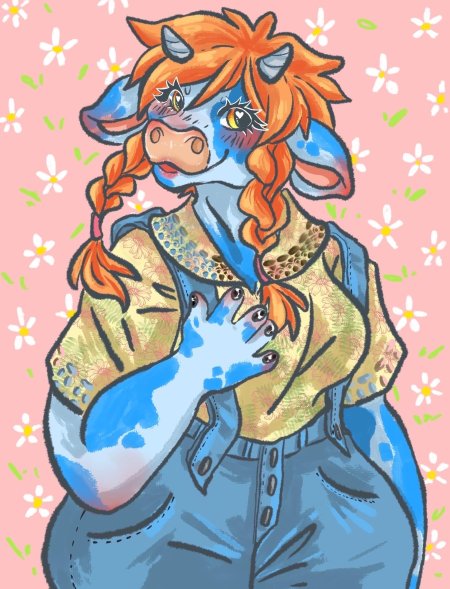 Фурри корова