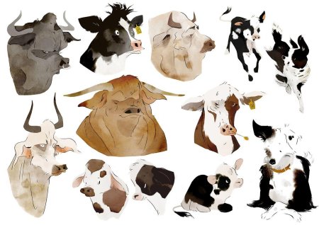 Теленок референс