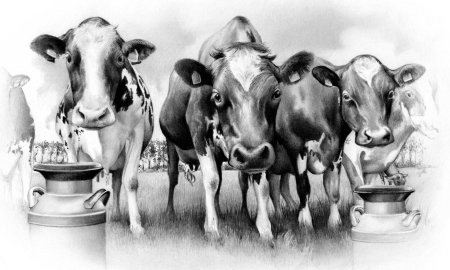 Корова графика