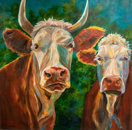 Коровы в живописи