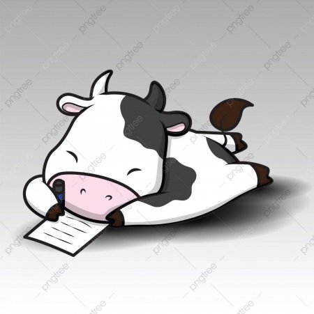 Корова мультяшная