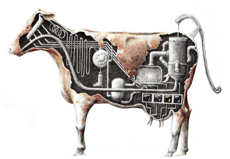 Пищеварительный тракт коровы