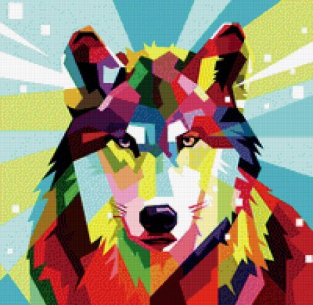 Поп арт животные