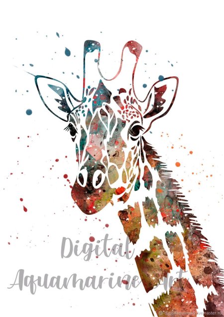 Арт жирафа