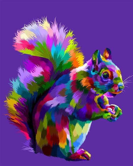 Радужная белка