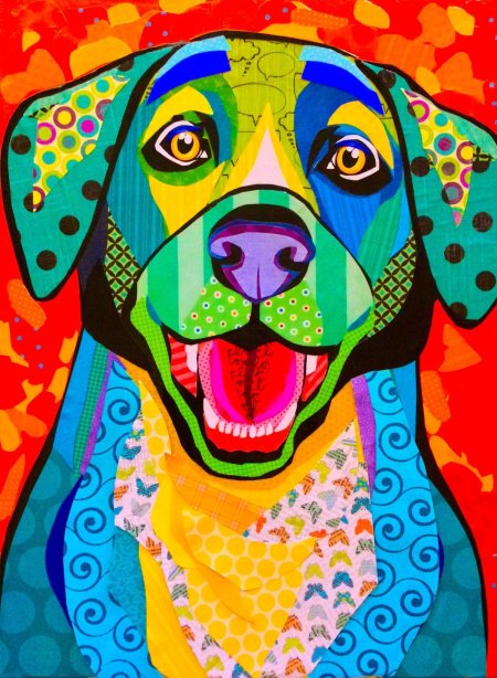 Животные в стиле поп арт