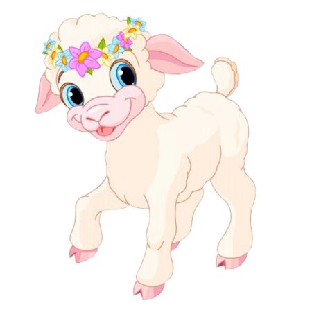 Козленок рисунок для детей