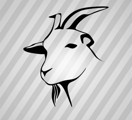 Стилизованная коза