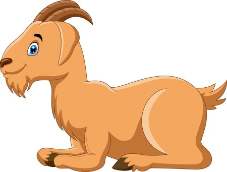 Коза мультяшный