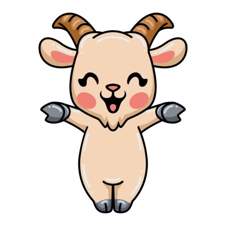 Козлёнок мультяшный