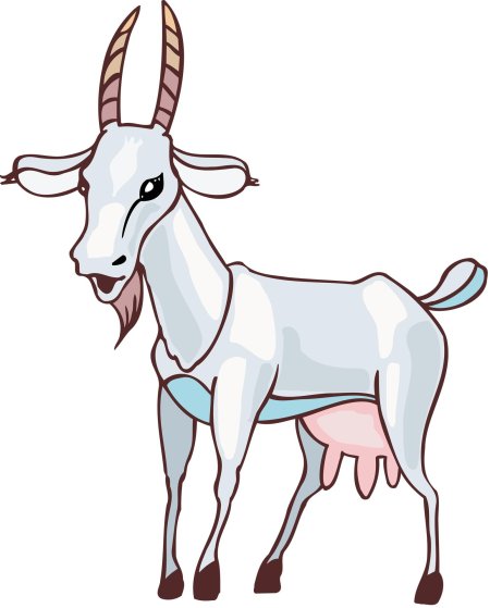 Мультяшная коза