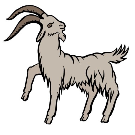 Козел рисунок