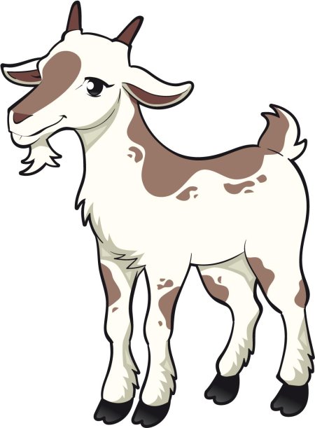 Коза мультяшная