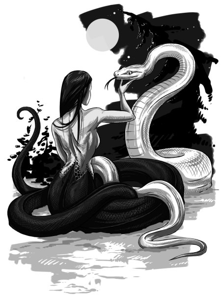 Девушка змей