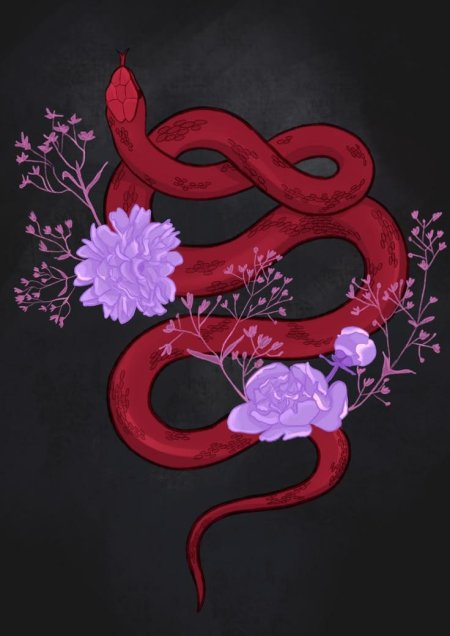 Змеи арт