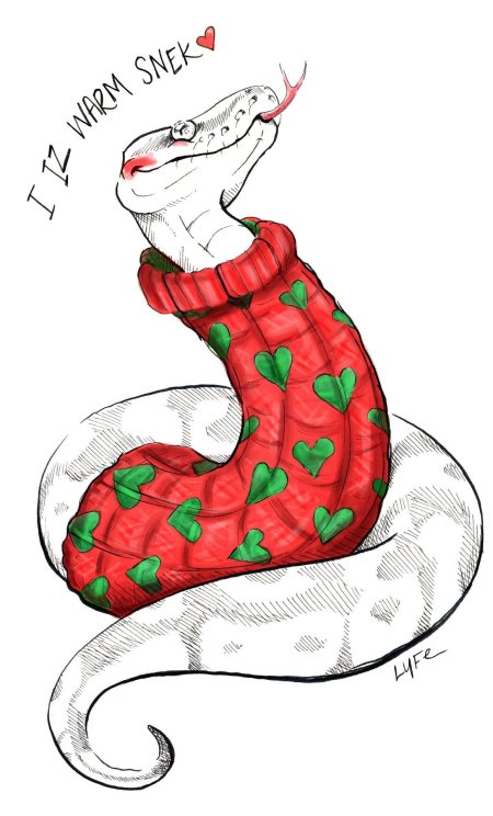 Змея арт