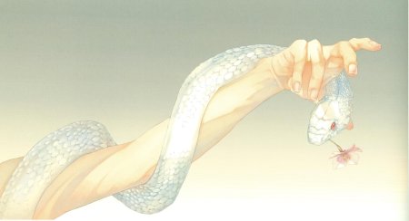 Белая змея аниме