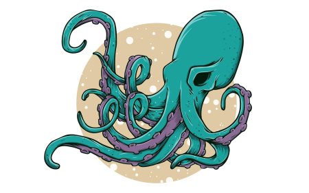 Осьминог кракен арт