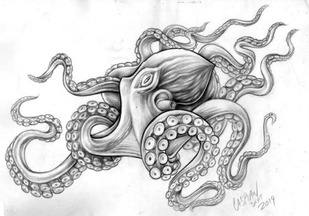 Щупальца кракена арт