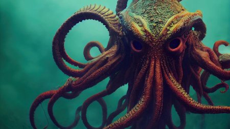 Кракен морское чудовище