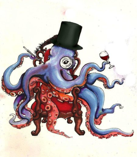 Осьминог арт