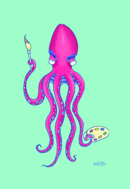 Осьминог иллюстрация