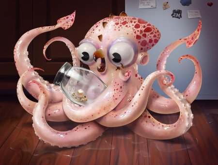 Осьминог красивый