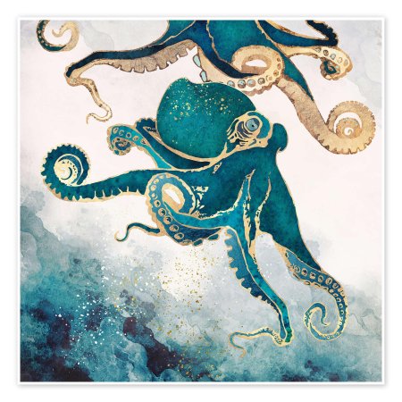 Осьминог картина