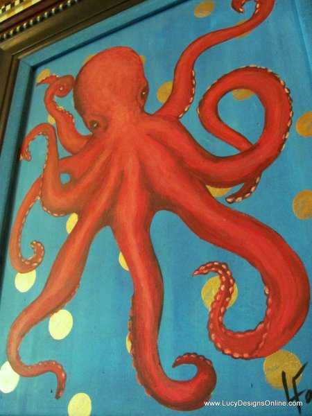 Осьминог картина