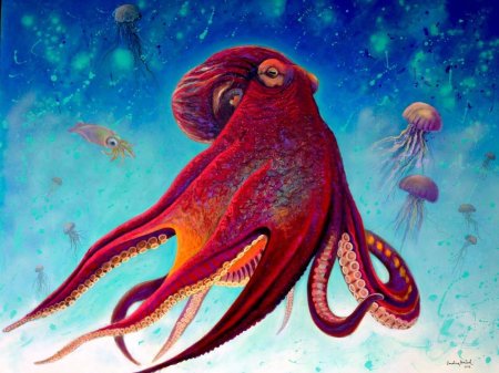 Осьминог картина