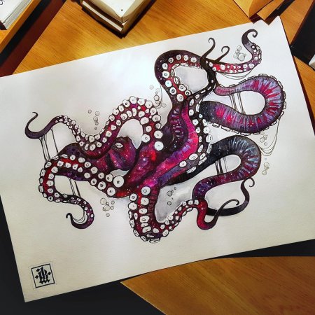 Осьминог кракен осьминог tattoo