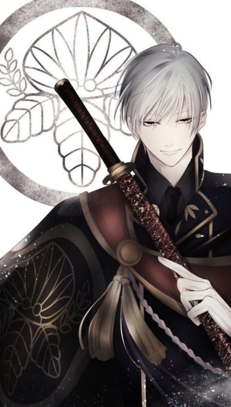 Аниме парень с косой