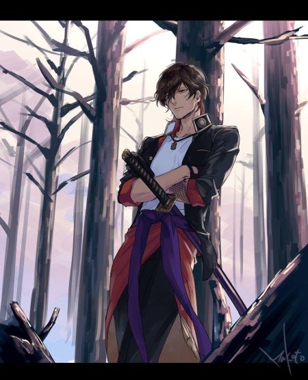 Персонаж аниме парень